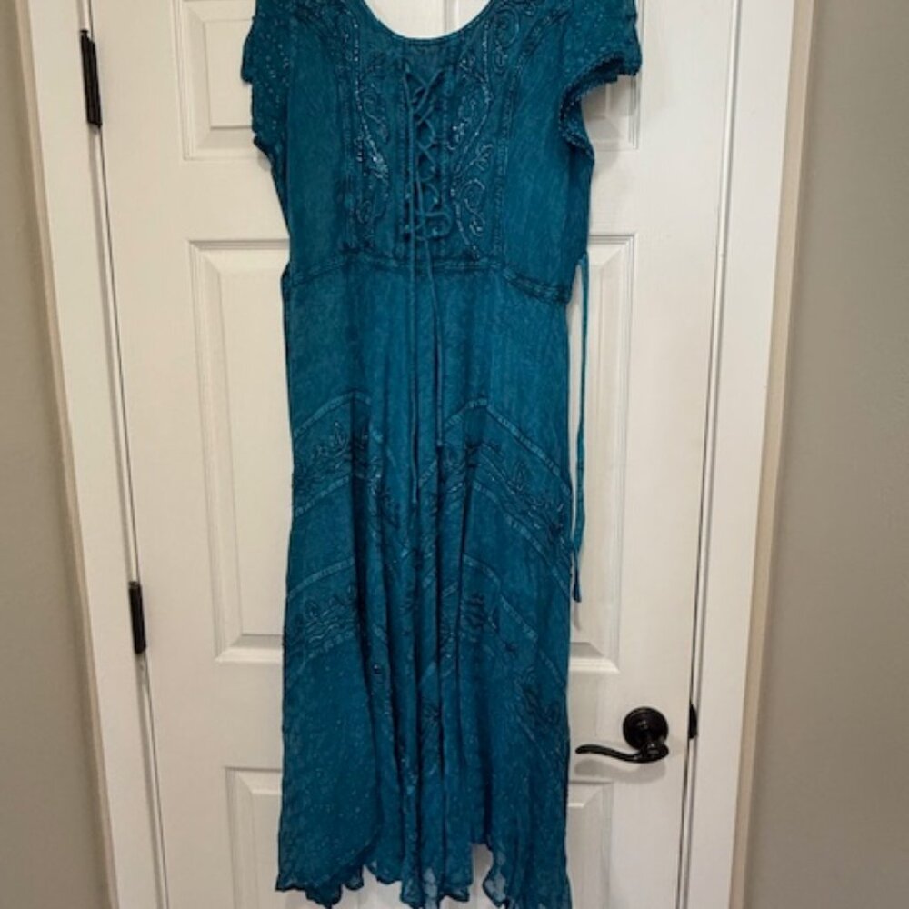 Sakkas Marigold Fairy Dress Teal